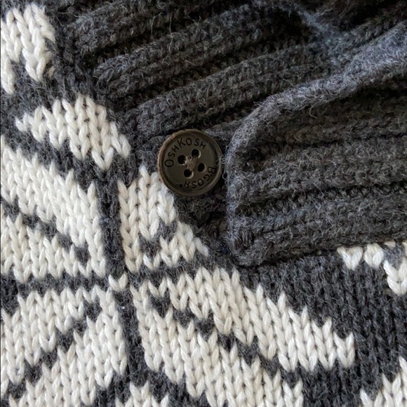 Knit Cowl Neck Boys Sweater - Picture 3 of 7